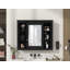 Armoire de rangement murale avec miroir et tablettes ouvertes-1809207750