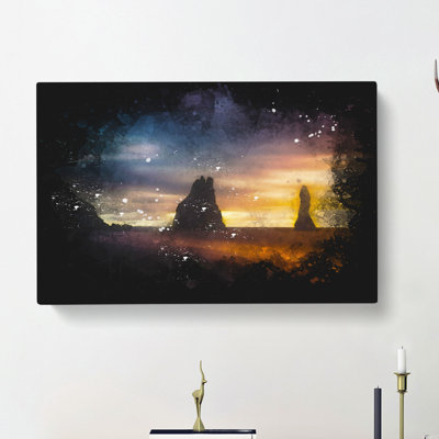 Beach in Vik Iceland - Wrapped Canvas