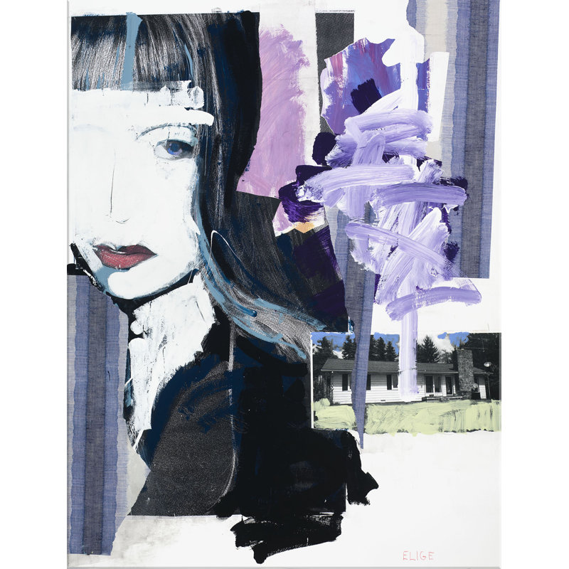Porcelain Print by Elige, Wrapped Canvas, 60" H x 46" W x 2" D