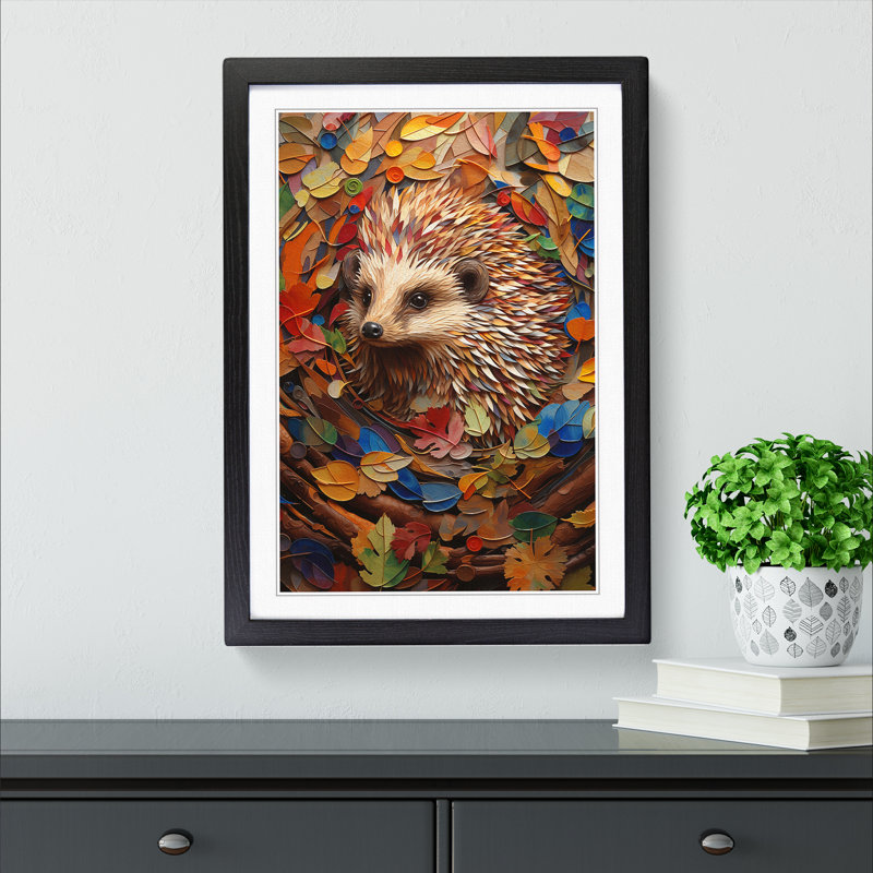 Hedgehog Orphism No.2 - Framed Print