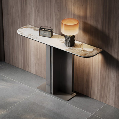 Console en métal de style italien.
