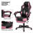 Reclining Computer Chair with Footrest & Detachable Lumbar Support 360 Degree Swivel-183082435