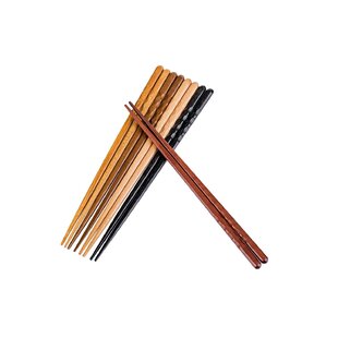 Natural Bamboo Modern Chopsticks - 9 inch - 100 Count Box