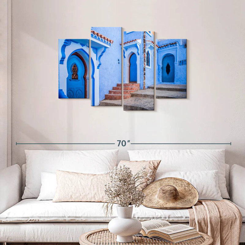 Lynelle Moroccan Chefchaouen Homes, H 27 po x l 43 po