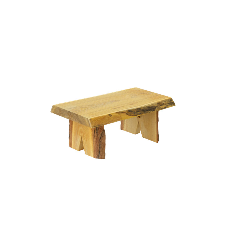 Piédestal Alsup, Teinture naturelle, H 9 po x l 23,5 po x P 13 po