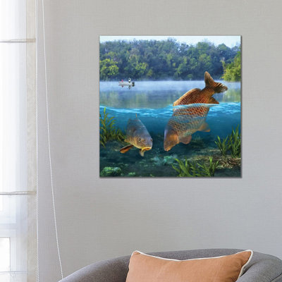 Bottom Muddlers - Wrapped Canvas Print