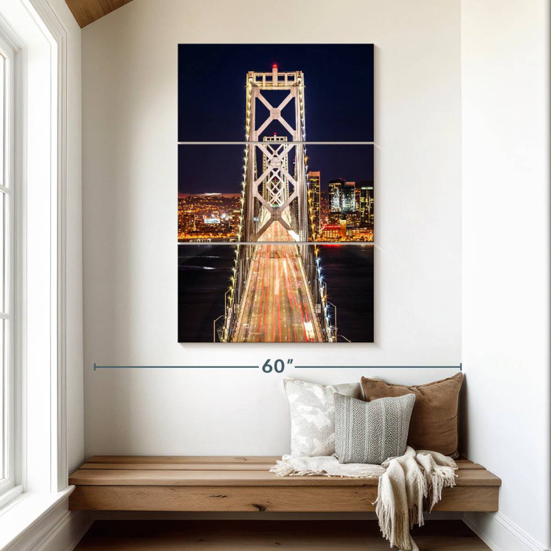Lilie Bay Bridge Night Shine