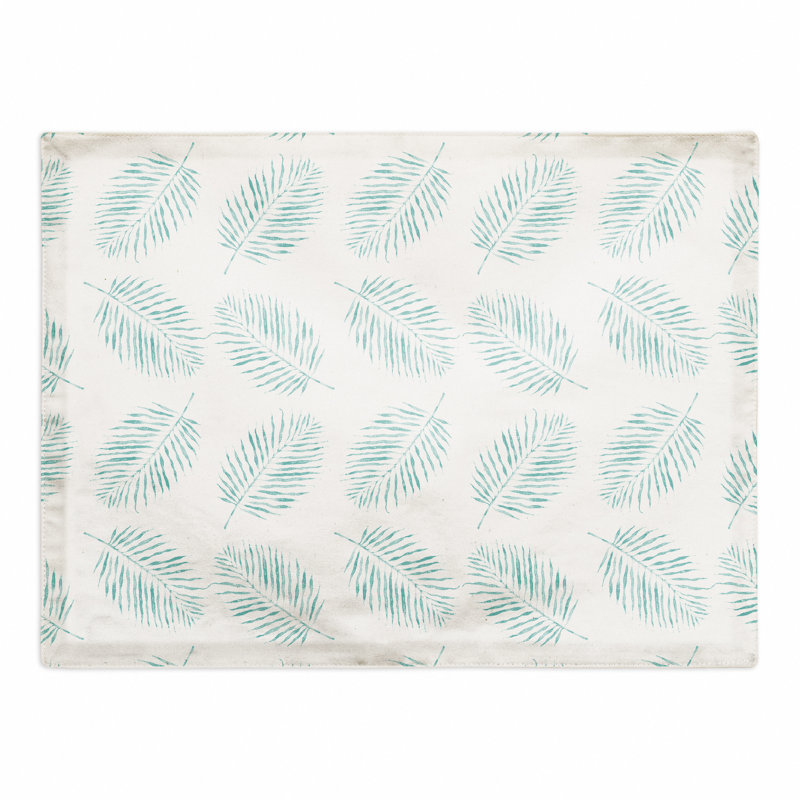 Napperon Ferns, Bleu sarcelle
