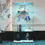 Vitrine à deux portes avec 4 lumières DEL et porte vitrée