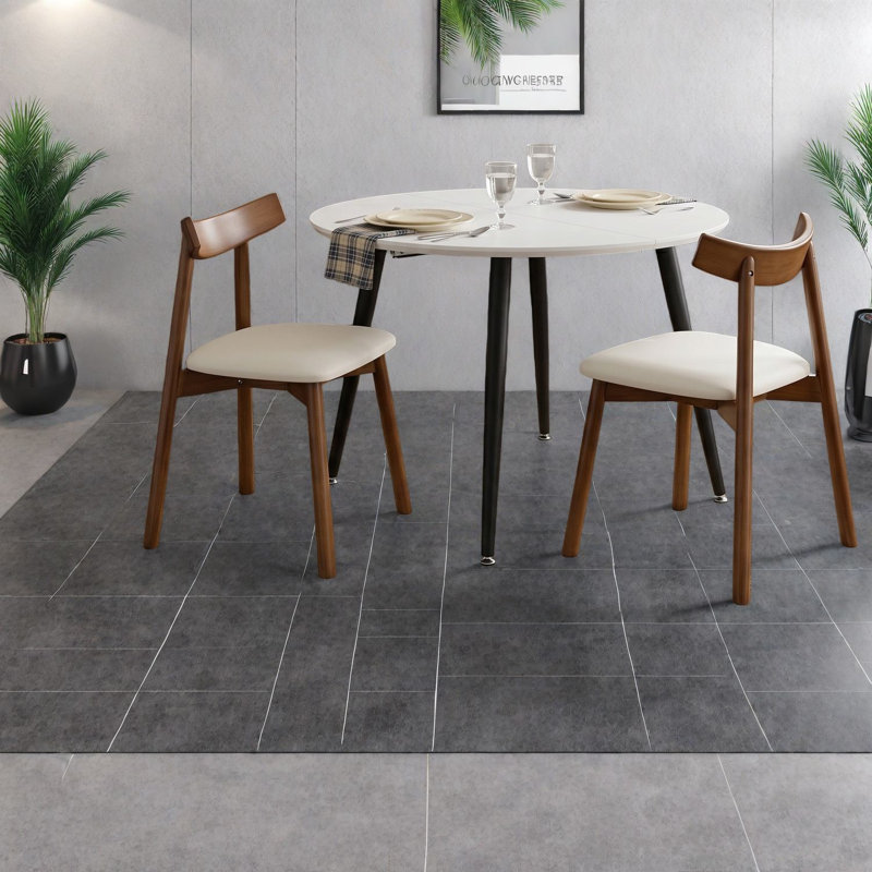 Ensembles de table de salle à manger extensible (doit inclure à la fois la table et la chaise), cuisine moderne en panneau de fibres à densité moyenne