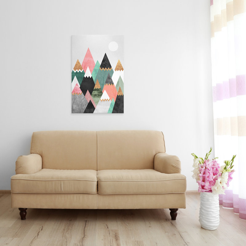 Pretty Mountains - Print on Canvas, 101.6 cm H x 66.04 cm W x 1.91 cm D, No Frame