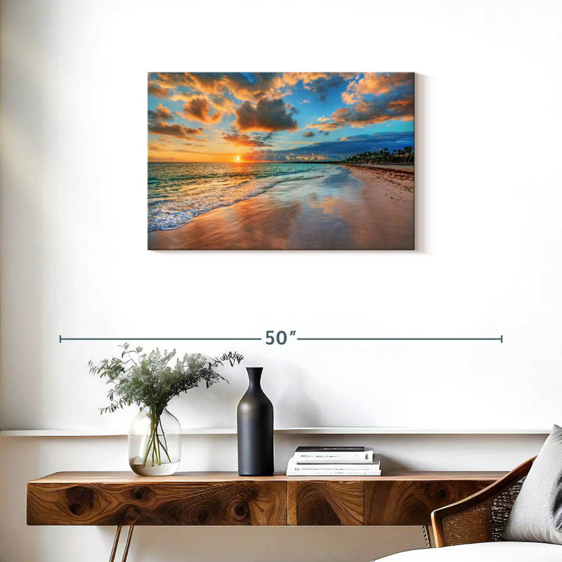 Coucher de soleil Gillard, H 20 po x l 30 po
