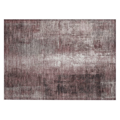 Machine Washable Indoor/Outdoor Xhevrie Blush Rug