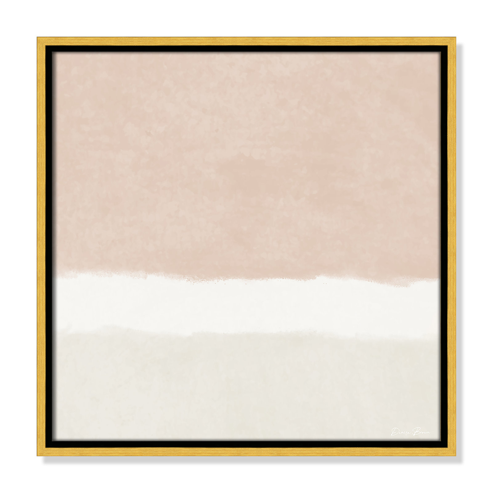 Willadeene "Slate 2" Print, 17.5" H x 17.5" W, Gold Framed