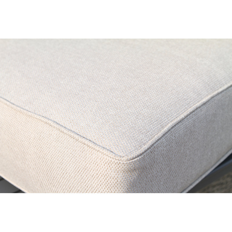 Fauteuil rembourré entièrement assemblé Interlaken, Mélange de gris