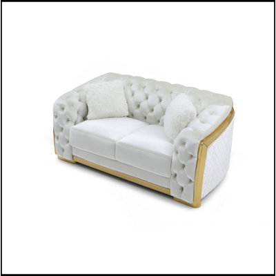 Lexi  Loveseat , IVORY