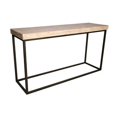 Marin 60'' Solid Wood Top Console Table