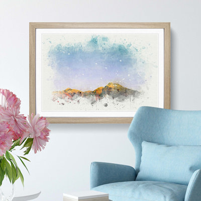 Isalo National Park in Madagascar in Abstract - Framed Print