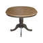 Table de salle à manger avec piédestal et à rallonge en bois massif Ingbert-49574499