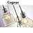 Nickelson 3 - Light Cognac Glass Antique Black Cluster Bell Pendant