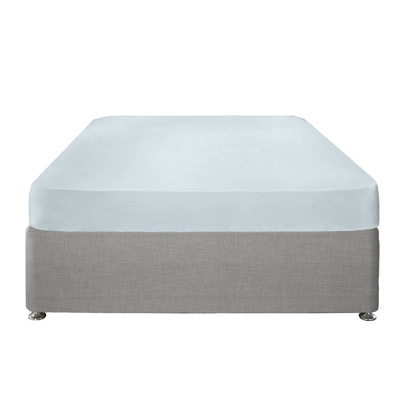 Ivka Fitted Sheet, Single (3'), Duck Egg Blue