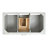 43'' Single Bathroom Vanity with Carrara Marble Top-85364070