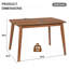 Table de salle à manger Mid Century