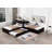 Twin L-shaped Platform Storage Bed-894628508