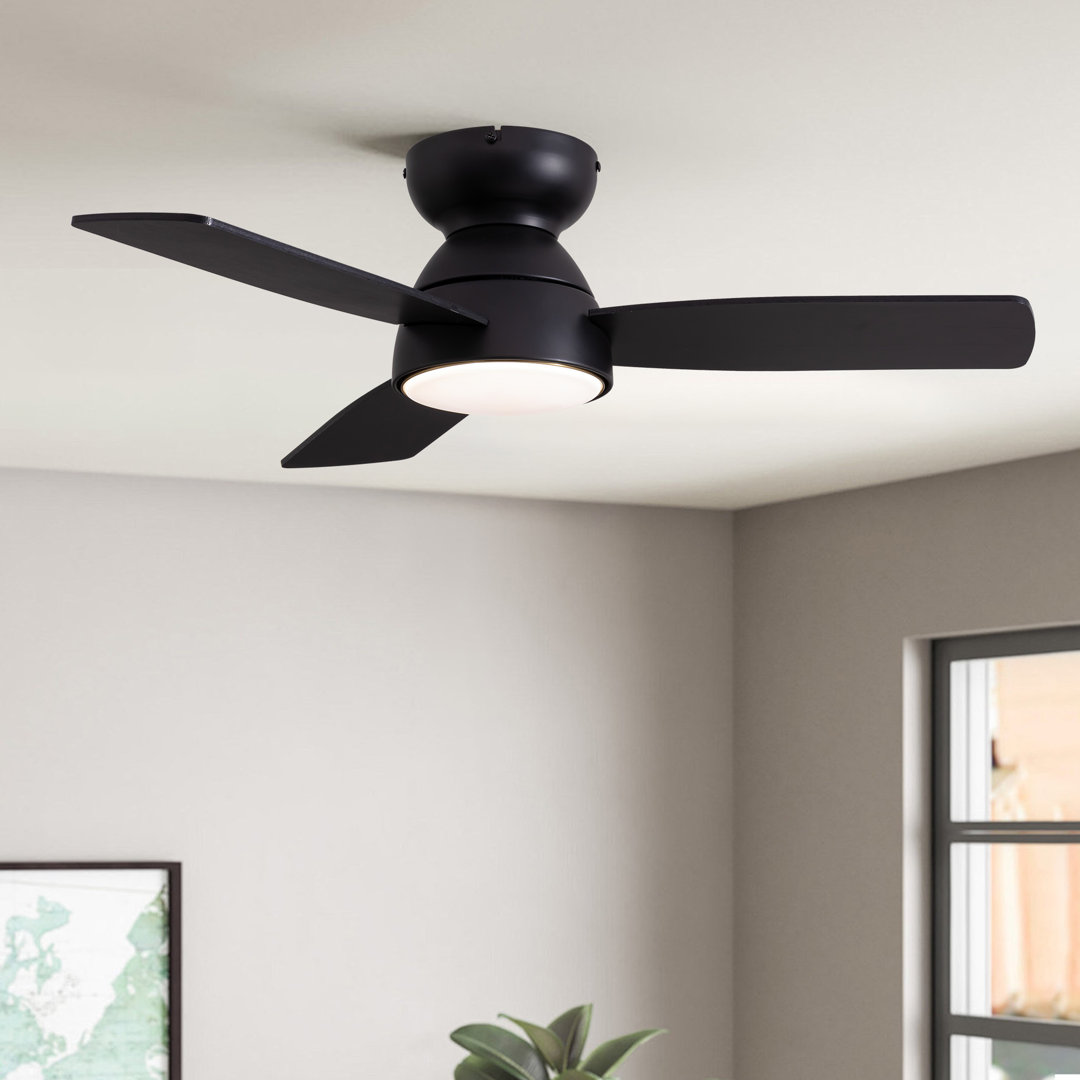 32'' Small Ceiling Fan With Led Lights & Remote Control Wrought Studio™