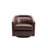 Kiersten Faux Leather Swivel Barrel Chair-801318353