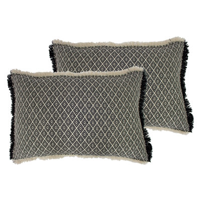 Geometric Rectangular Cushion