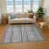 Premium Machine Washable Lampkins AMF1644 Stripes Rug