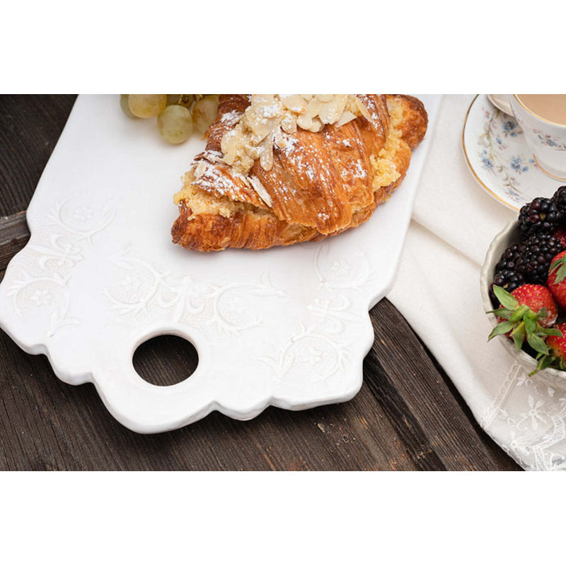 Hand Painted Ceramic Ceramic Cheese Board
