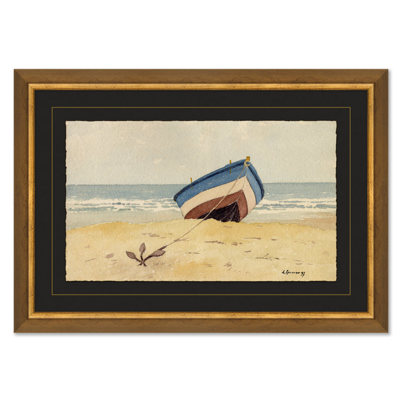 Solitude At Sea's Edge Print by Soicher Marin Archives