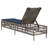  Patio Sun Lounger Grey PE Rattan Large Multi-Position Backrest-1375169409-1375169415