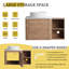 Meuble-lavabo simple 24 po avec lavabo et armoire latérale 24 po-117800172-117800174