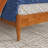 Amandah Low Profile Solid Wood Panel Bed-1063239675-1063239674