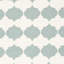 Tapis géométrique ivoire / bleu clair en laine tissé à la main à motif de bananes Rodgers-288564546