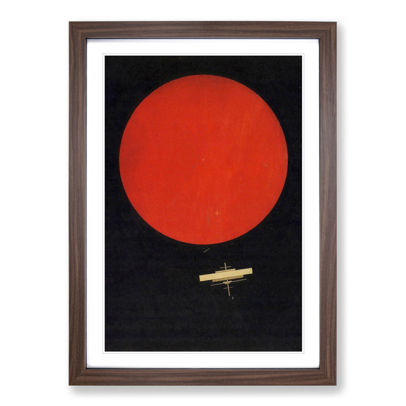 Cosmos by Ilya Chashnik - Picture Frame Graphic Art, Walnut Framed, 36cm H x 27cm W x 2cm D