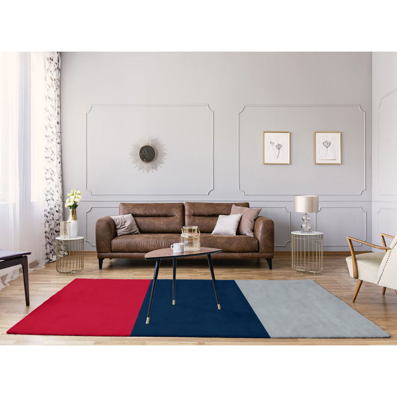 Tapis en poly-rayures de football new england, Rectangle 9 pi x 12 pi