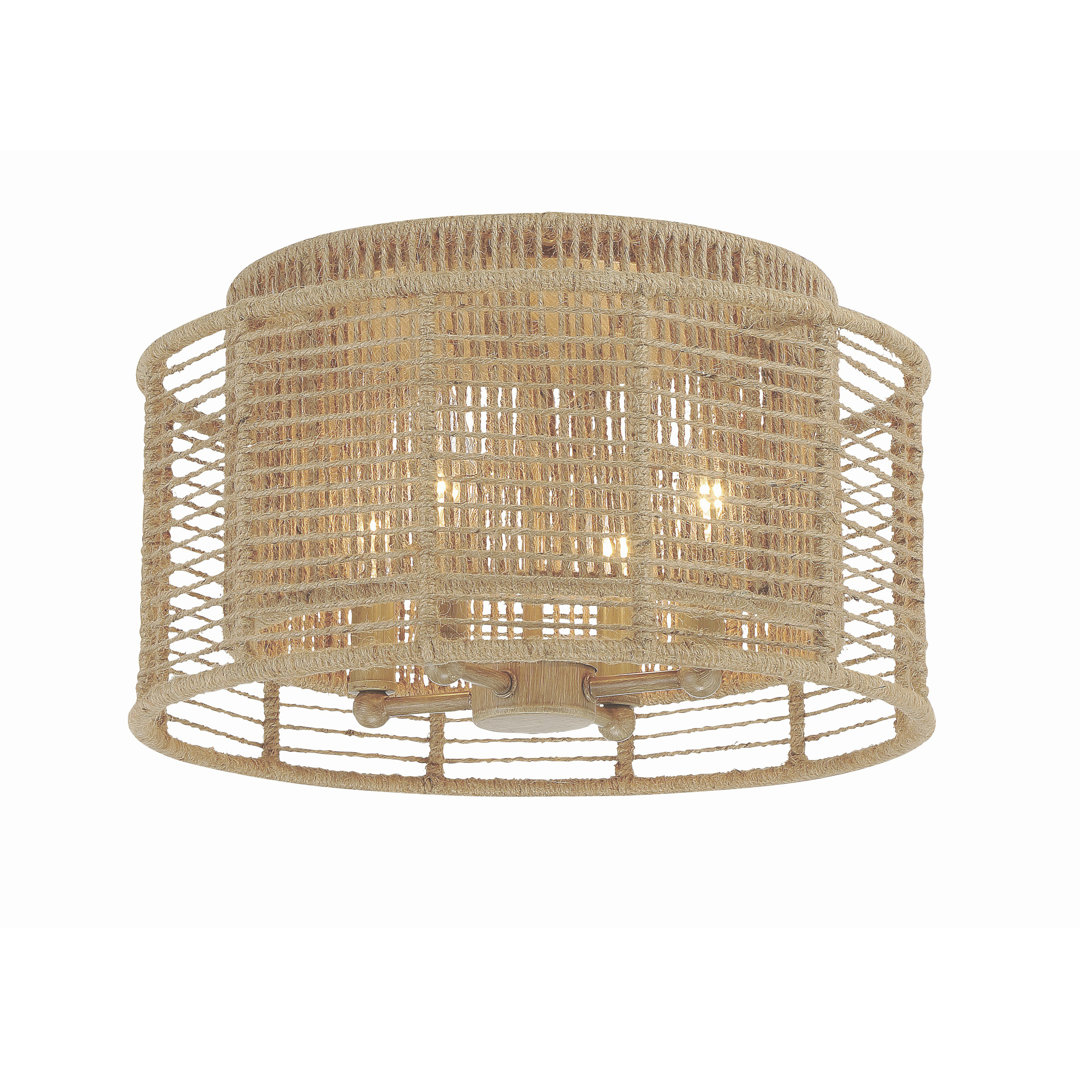 Karlie 4 Light Burnished Silver Ceiling Mount Joss & Main