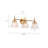 Jonesboro 3 - Light Dimmable Buble Bathroom Vanity light ETL Certified