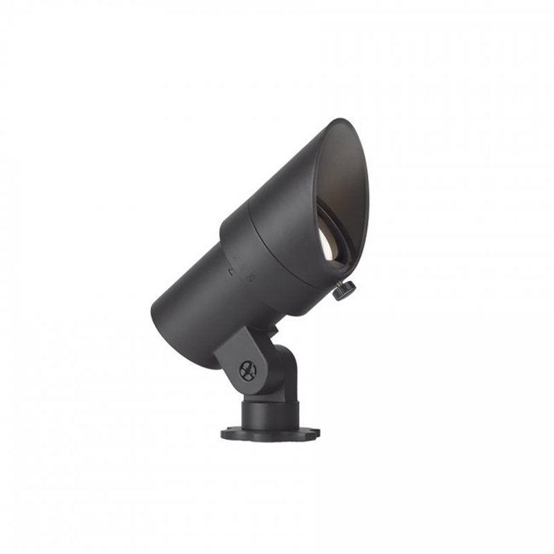 Black Aluminum LED Mini Accent Spotlight with Adjustable Beam