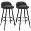 Crista Upholstered Counter Stool with Metal Frame-583764201-803584715