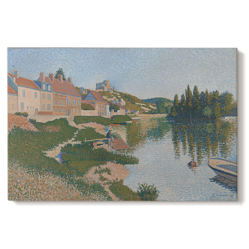 Les Andelys, Château Gaillard-Paul Signac-Gallery Wrapped Canvas-1886, 40x60
