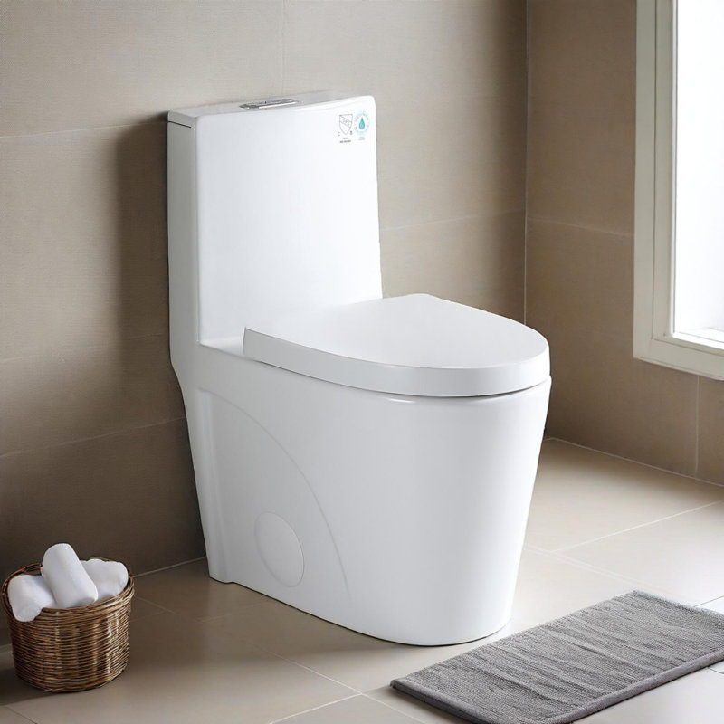 Toilette allongée une pièce 1,6 GPF (siège inclus)