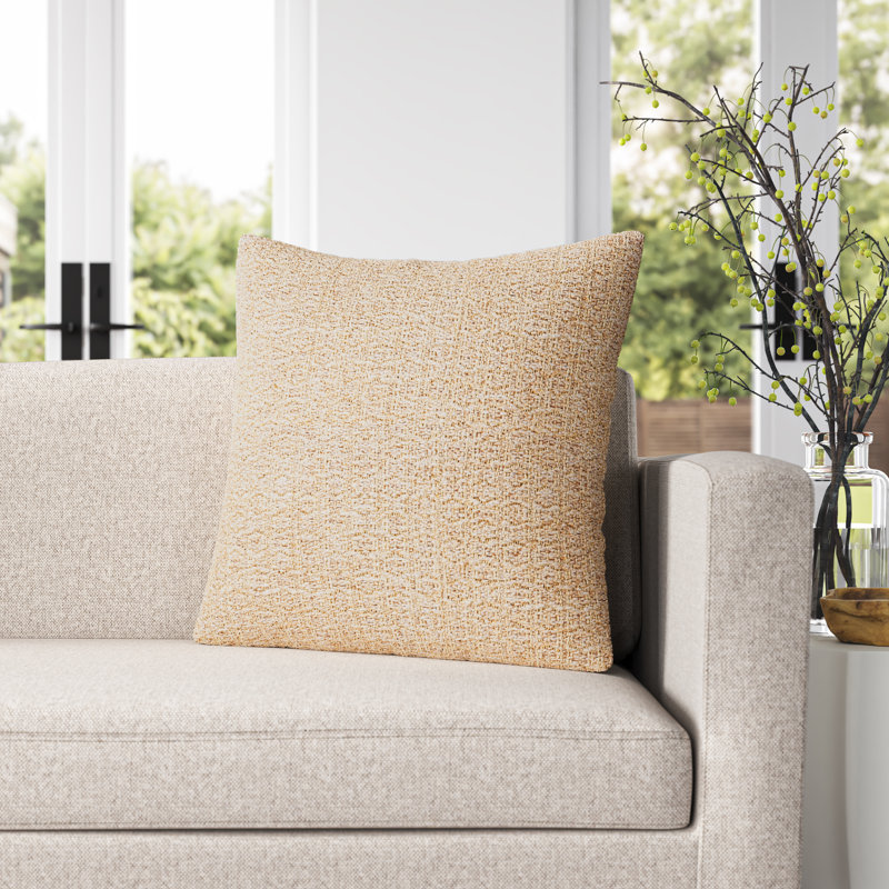 Hemlen Wool Throw Square Pillow, Pillow Cover Only - No Insert