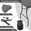 Rectangular 180Cm L Outdoor Camping Table-368234254-368234253