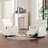COMHOMA Nursery Rocking Chair Teddy Upholstered Swivel Rocker Recliner Manual Glider Reclining Chair For Living Room Bedroom Offices-190571263
