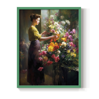 Reproduction encadrée WOMEN Series CDXIX - bois massif